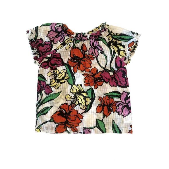 NWT Roller Rabbit Iris Top 2 - Picture 1 of 5